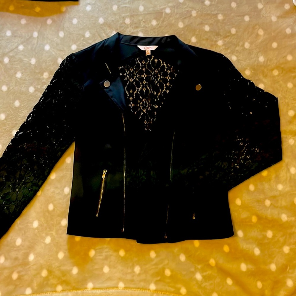 Black lace jacket
